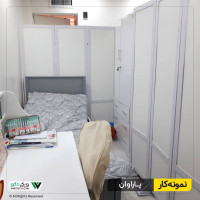 ایجاد اتاقک با پاراوان مهتاب