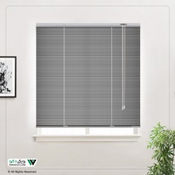 پرده کرکره فلزی 1.6 سانتی‌متر پرفراژ کد 16175