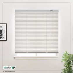 پرده کرکره فلزی 2.5 سانتی‌متر ساده کد 25109