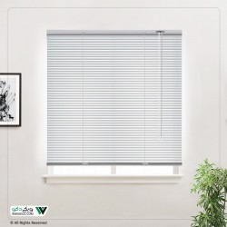 پرده کرکره فلزی 2.5 سانتی‌متر ساده کد 25111