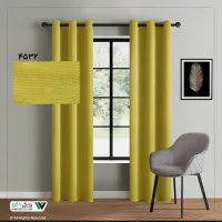پرده هازان زرد 1.5 در 2.8 متر کد b4532