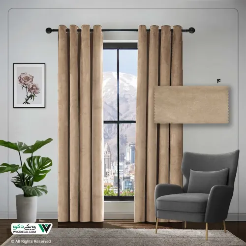 پرده مخمل کالیفرنیا 1.5 در 2.8 کد 4 پرده مخمل کالیفرنیا 1.5 در 2.8 کد 4
