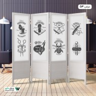 پاراوان چاپی آرایشگاه مردانه کد 3124