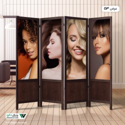 پاراوان چاپی چهره زنانه کد 3135
