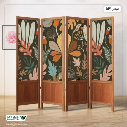 پاراوان چاپی ارکیده کد 5023