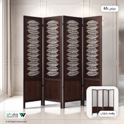 پاراوان مدل برگان (دولایه) در دو رنگ