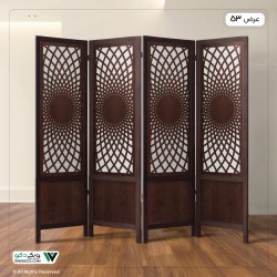 پاراوان مدل برگ خورشید (دولایه) در دو رنگ