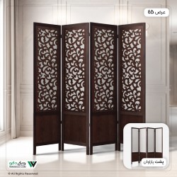 پاراوان مدل سایه طبیعت (دولایه) در دو رنگ