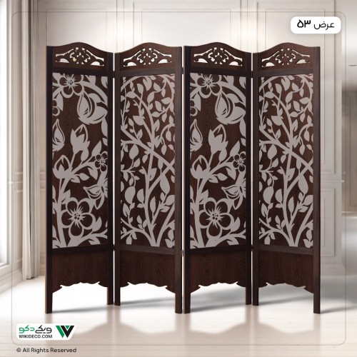 پاراوان لیزری طرح برگ و گل