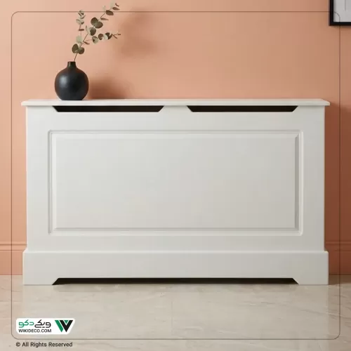 کاور رادیاتور طرح تک قاب سفید