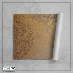 کاغذ دیواری داماسک طلایی کد SH520105 کاغذ دیواری داماسک طلایی کد SH520105