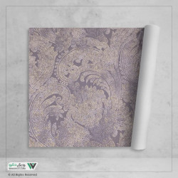 کاغذ دیواری بنفش کلاسیک کد at-6128