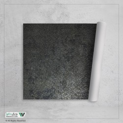 کاغذ دیواری مشکی طلایی ساده کد cl-56106