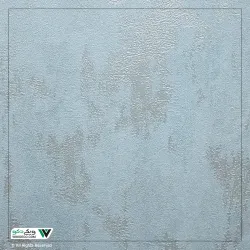 کاغذ دیواری آبی نقره‌ای طرح پتینه کد cs-gd10808