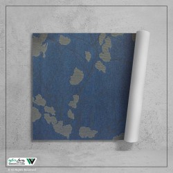 کاغذ دیواری سرمهای گلدار کد LD12757 کاغذ دیواری سرمهای گلدار کد LD12757