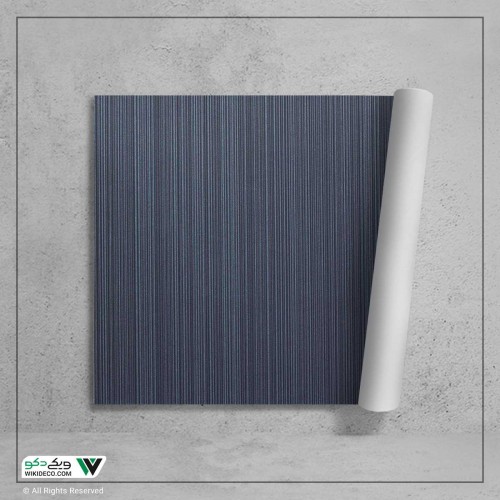 کاغذ دیواری راه راه سرمهای کد LD12839 کاغذ دیواری راه راه سرمهای کد LD12839