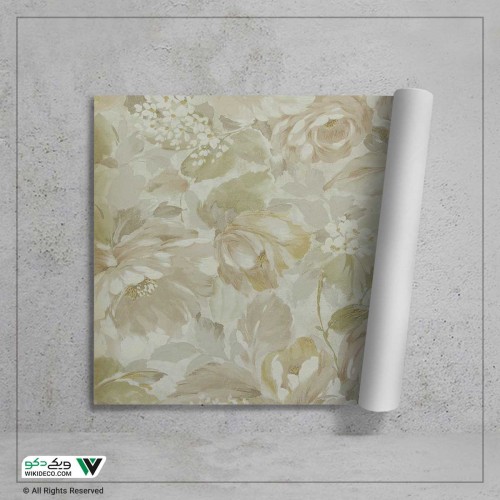 کاغذ دیواری طرح گل محو کد BW33905 کاغذ دیواری طرح گل محو کد BW33905