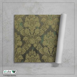 کاغذ دیواری داماسک گل دار کد BW741465 کاغذ دیواری داماسک گل دار کد BW741465