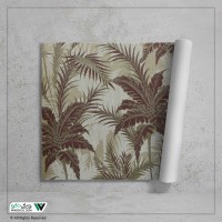 کاغذ دیواری طرح جنگل قرمز کد BW750105